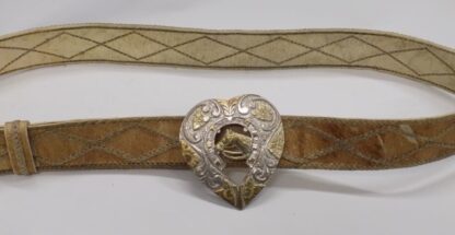 cinturón criollo cuero plata oro joyería y óptica sarandí