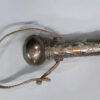 Rebenque con pomo en plata y oro