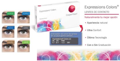 Lentes de contacto expression colors sale